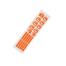 야광 자동차 단추 야광 스티커 형광 내마모성 자동차 스위치 형광 데칼 방수, [02] Luminous orange, 02 Luminous orange, 02 Luminous orange