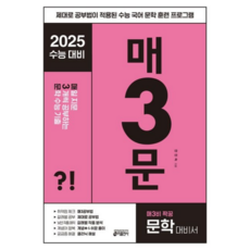 [키출판사] 2025수능대비 매3문 매일 지문 3개씩 푸는 문학 수능 기출 매삼문, 국어영역, 고등학생