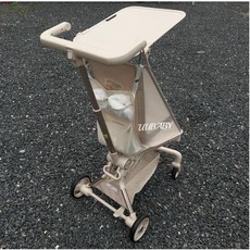 초경량 개모차 간편이동 접이식 간편 휴대용 가벼운 폴딩, A. 일반모델밀크화이트행잉백(유니버셜타입)