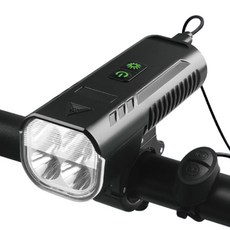 ARION 아리온 자전거라이트 전조등 2000루멘 C타입 충전식 T6 LED 자전거 랜턴 후레쉬 보조배터리 기능 탑재, 1개