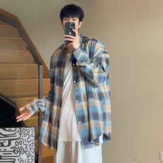 남자가을코디 남자가을셔츠 루즈 캐주얼 남성드레스셔츠 옷 가을남방 의류 30대남성 코디