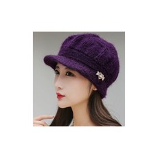 행복의 할머니 엄마 겨울 모자 중년여성 모자 70대 80대