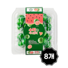수박모양미니젤리, 8개, 40g