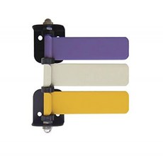 Omnimed Room ID Flag System Standard 4 "3 Color Set (Quickly & Clearly Alert Staff to Room Availa, 단일옵션