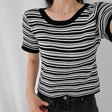 주니어니트반팔