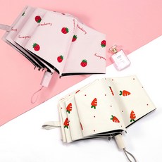 [해외]딸기와 당근 우산(수동)