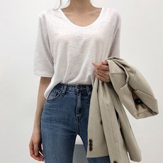린넨반팔티