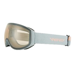 WING WX 여성 스키 보드 미러 안경병용고글 GRAY, SILVER