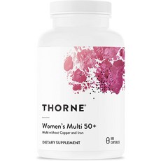 쏜리서치 여성용 멀티 50+ 비타민 Thorne Research Women's Multi 50+ Vitamin 180정, 1개