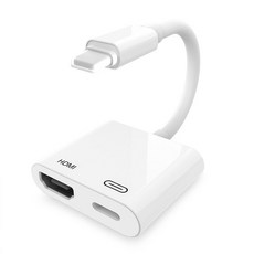 Lightning to HDMI USB 3.0 OTG 디지털 AV 어댑터/케이블 iPhone to SD/TF 카드 어댑터/동글 지원 TV/프로젝터, 2 in 1 HDMI