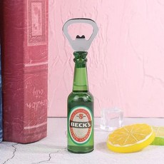스테스강 맥주 병따개 장식 자석 와인 오프너 냉장고 주방 가제트, 1.8
