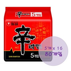 농심 신라면 120g, 80개