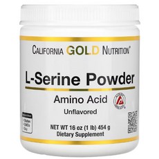 L-세린 분말 AjiPure 아미노산 무맛 2.2 lb(1 kg), 453.592g, 3개