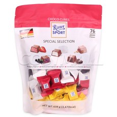 RITTER SPORTS 초코큐브 608g 초콜렛 초콜릿 코스트코, 1팩