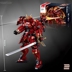 슬루반 사무라이 스피릿 변신 로봇 레고호환블록 923PCS, 혼합색상, 1개 무라이 팬텀 로봇 로보트 슬루반 호환 블럭 당일배송