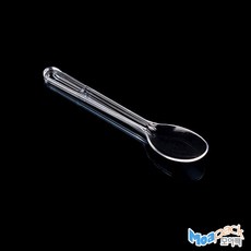 일회용아이스크림수저 스푼(B1)투명/12cm-대(개별포장)1봉400개, 4개
