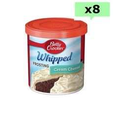 베티크로커 휩드 크림 치즈 프로스팅 340g 8팩 Betty Crocker Whipped Cream Cheese Frosting, 8개