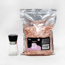히말라야 핑크솔트 3kg 미네랄 소금 그라인더