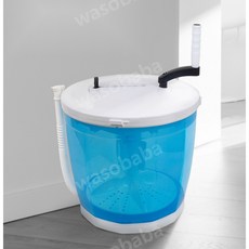 수동 세탁기 전기가 없어도 돌아가는 수동 세탁 캠핑 여행 가서도 아기 옷도 손 세탁 하지 않아도 되는 편리함, 그린