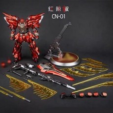 메탈미스 시난주 검담 합금 완성품 MS-10S Red Knight GUNDAM 건담 수집용 프라모델 1 /100, 단일사이즈