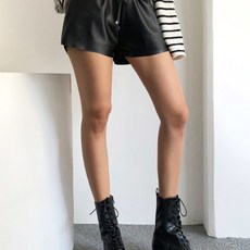 문트 / 던다스 밴딩가죽반바지