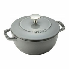 [평생 보증][일본 정규품]Staub 스토우브 Wa-NABE 와나베 S 사이즈 16 cm그레이 와나베 40501-002