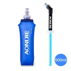 물팩AONIJIE 하이드레이션 팩 소프트 플라스크 접이식 물병 TPU 프리 러닝 허리 가방 조끼 SD09 250ml, 07 SD10 500ml1