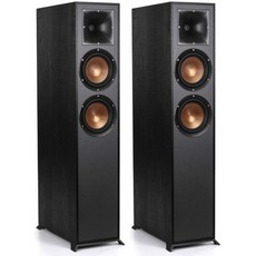 Klipsch R-625FA Dolby Atmos 플로어 스탠딩 형 스피커-페어 (블랙), 단일옵션