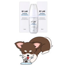 바이랩 수딩 풋 에센스 강아지 발바닥 보습제 습진 갈라짐 크림, 20ml, 1세트