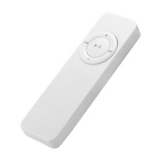 플레이어 MP3 USB 음악 미디어 휴대용 롱 스트립 학생 스포츠 러닝 워크맨 지원 32GB TF 카드 리더, 03-White, White