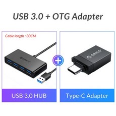 USB허브 USB 호환 멀티연결 포트 마이크로 전원 포트가있는 분배기 허브 컴퓨터 노트북 액세서리 용 다중 고속 어댑터