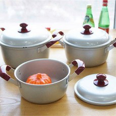 알루미늄 양수냄비 가벼운냄비 4size 김치찌개 라면, 상세페이지참조, 24cm