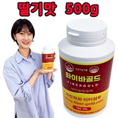 쾌변 다이어트 맛있는 차전자피 화이버골드딸기맛 500g, 1개