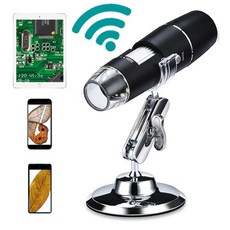 무선 디지털 현미경 휴대용 USB HD 검사 카메라 iPhone iPad Android 스마트폰/태블릿과 호환되는 유연한 스탠드가 있는 50x-1000x 배율