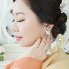 한복반지귀걸이셋트