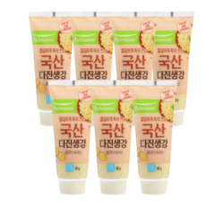 풀무원 다진생강 80g (튜브형), 7개