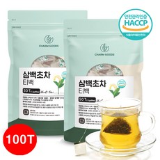 삼백초차 국산 삼백초 식약청 HACCP 삼각티백, 2개, 50개입, 1.2g