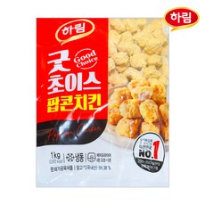하림 굿초이스 팝콘치킨 1kg, 1개