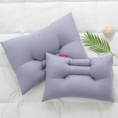 [리빙감성] '손으로 받혀준듯' 경추베개솜 진드기방지 항균솜 지퍼형, 2.요철그레이, 1개