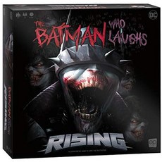 USAOPOLY 웃는 배트맨 상승 협동 보드 게임 DC 만화 영웅과 악당-원더 우먼 그린 랜턴 호크 걸 배트, One Color_One Size, 상세 설명 참조0, One Color