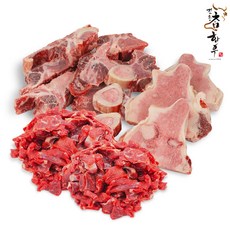 전통참한우 [보신세트] 한우 사골 2kg +한우 잡뼈2kg + 국거리300g, 1개, 사골(2kg)+잡뼈(2kg)+국거리(300g)