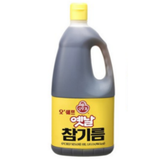 오뚜기 오쉐프 옛날참기름, 1.8L, 5개