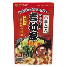 미즈칸 요시무라야 요코하마 돈코츠 간장 나베 쯔유 스트레이트 타입, 1개, 750ml