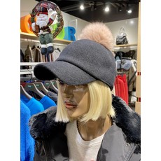 베네통 폭스FUR 방울 울볼캡 BCCP54961