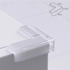 실리콘 코너 가구 보호대 가장자리 범퍼 쿠션 커버 안전을 보호하, 4.style1, A.12pcs