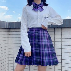 홍콩 정통 JK 유니폼 정판 플리츠스커트 미니 여성 무드 올케이스 겨울 가을 타입