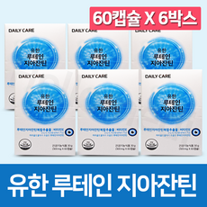 유한양행 유한 루테인 지아잔틴 눈영앙제 60캡슐 x 6개 (12개월분), 상세페이지참조