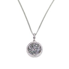 스와르브스키 크리스탈 락 럭셔리목걸이 손예진 SWAROVSKI 여성 패션 목걸이 심플 귀여움 단아함 데일리 여친생일 기념일 주얼리선물 정품 [사은품]마나꼬르 흑진주 목걸이&귀걸이
