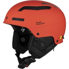 스윗프로텍션 Trooper 2Vi MIPS 스노우보드 스키 헬멧 조절 가능한 환기 기능을 갖춘 프리라이딩용 고급 보호 장비 매트 버닝 오렌지 소형중형, 단일사이즈