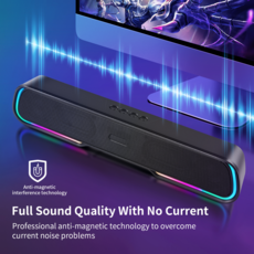 [관부가세포함] 서라운드 사운드 바 4 스피커 시스템 무선 BT 서브우퍼 TV 홈 시어터 Soundbar